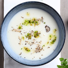 Truffled celeriac soup