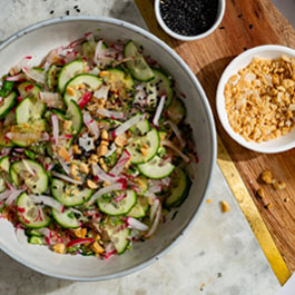 Ensalada de pepino al estilo tailandés