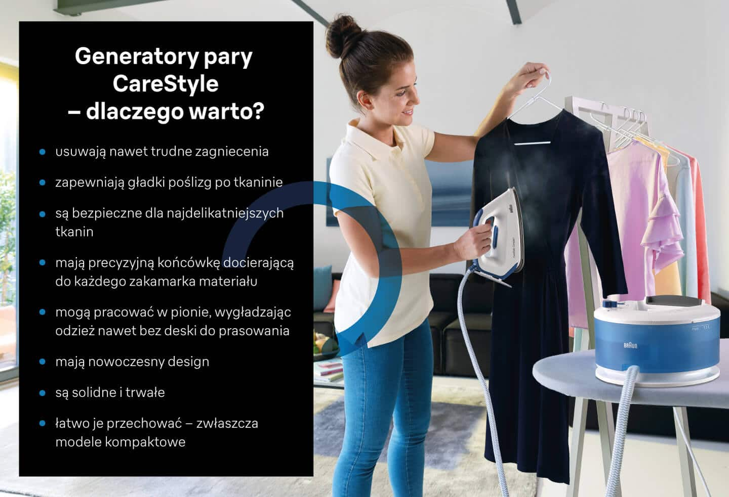 Żelazka CareStyle - dlaczego warto? - infografika