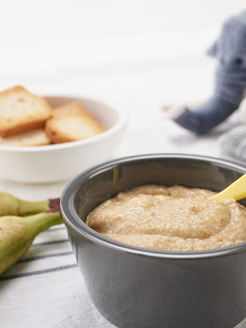 Banana rusk purée