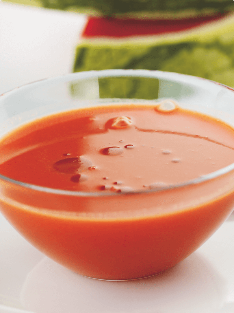 Watermelon gazpacho