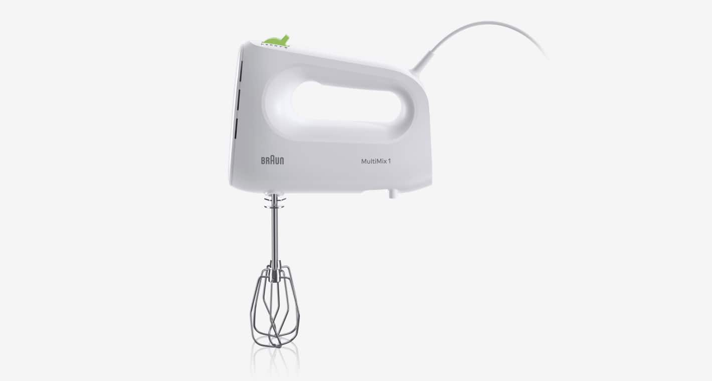 Braun MultiMix 1, white Hand Mixer with 450 W motor