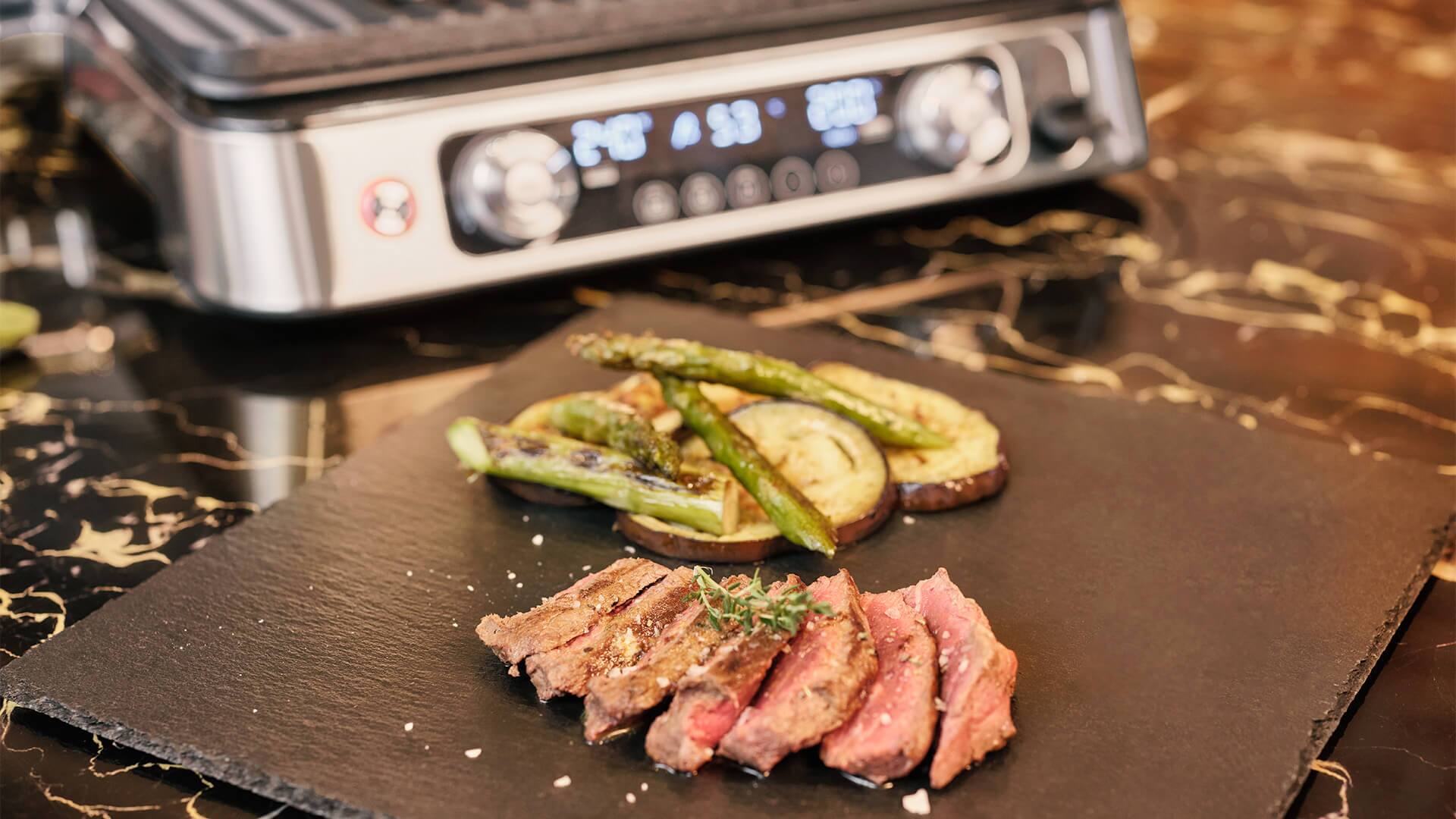 MultiGrill 9 Pro de Braun en cours d’utilisation