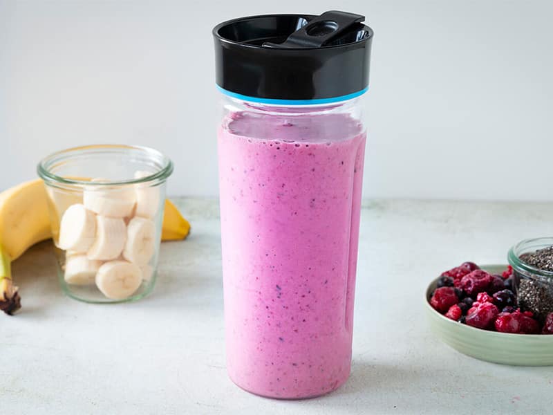 Smoothie to go recipe Berries Chia Smoothie