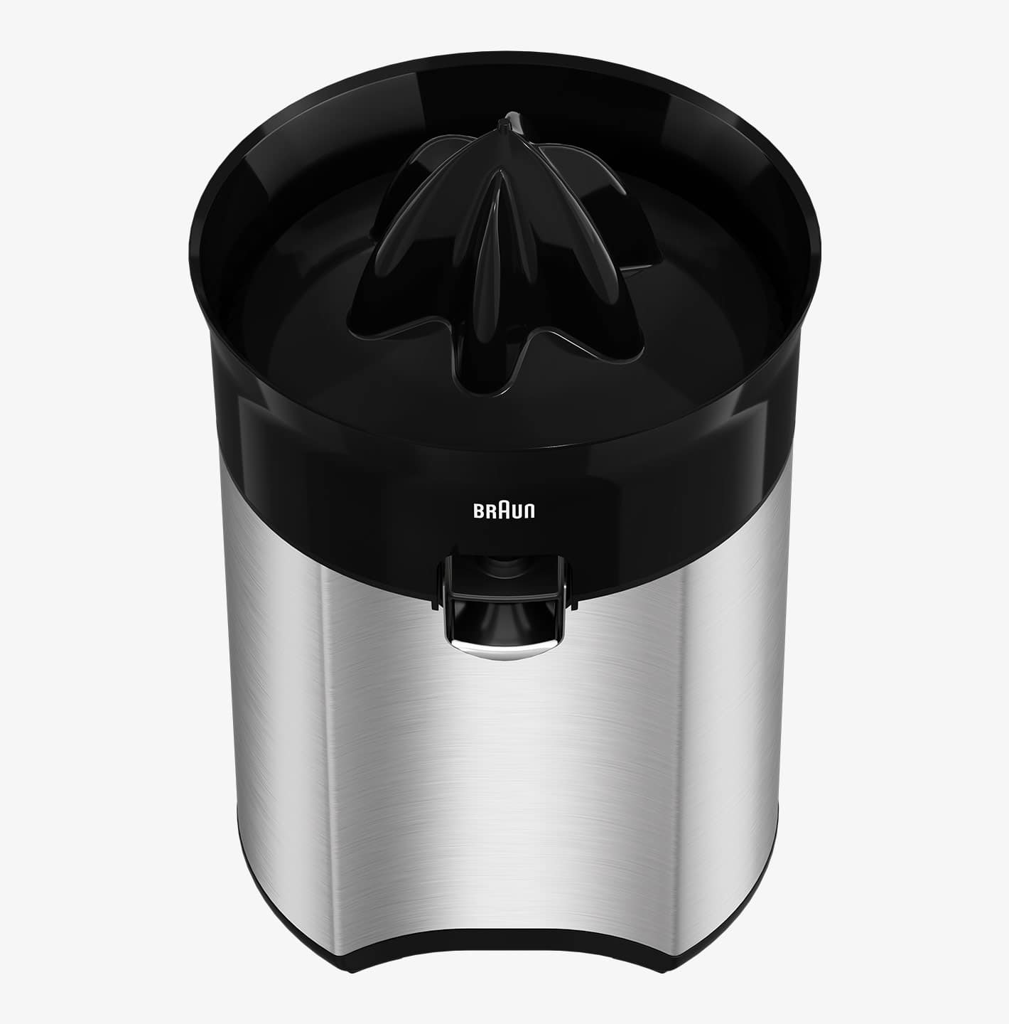 Braun CitrusQuick 5 Citrus juicermad of robust stainless steel