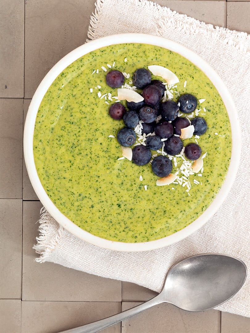 Green smoothie bowl