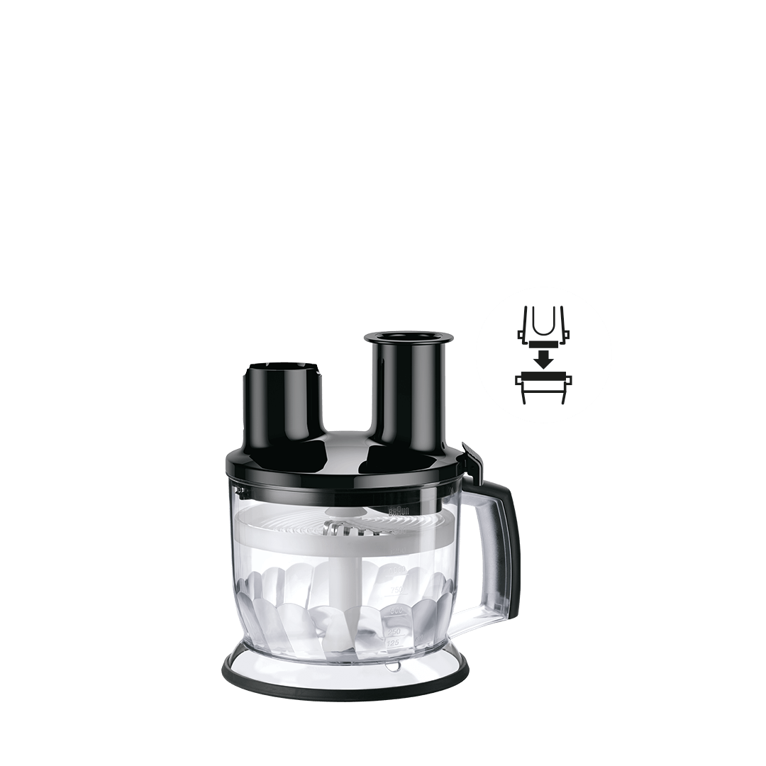 Braun MQ 70 Food-processor accessory black with straight cut