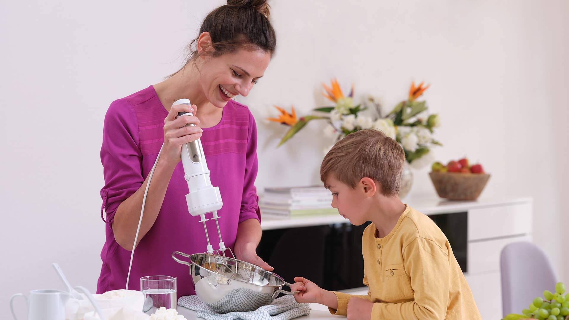 Braun MultiQuick 7 Hand blender in use