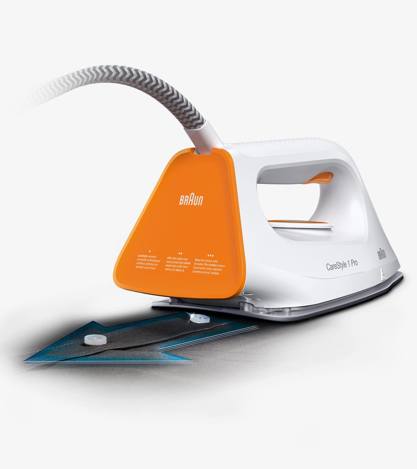 Braun CareStyle 1 Pro Steam generator iron with  FreeGlide 3D soleplate