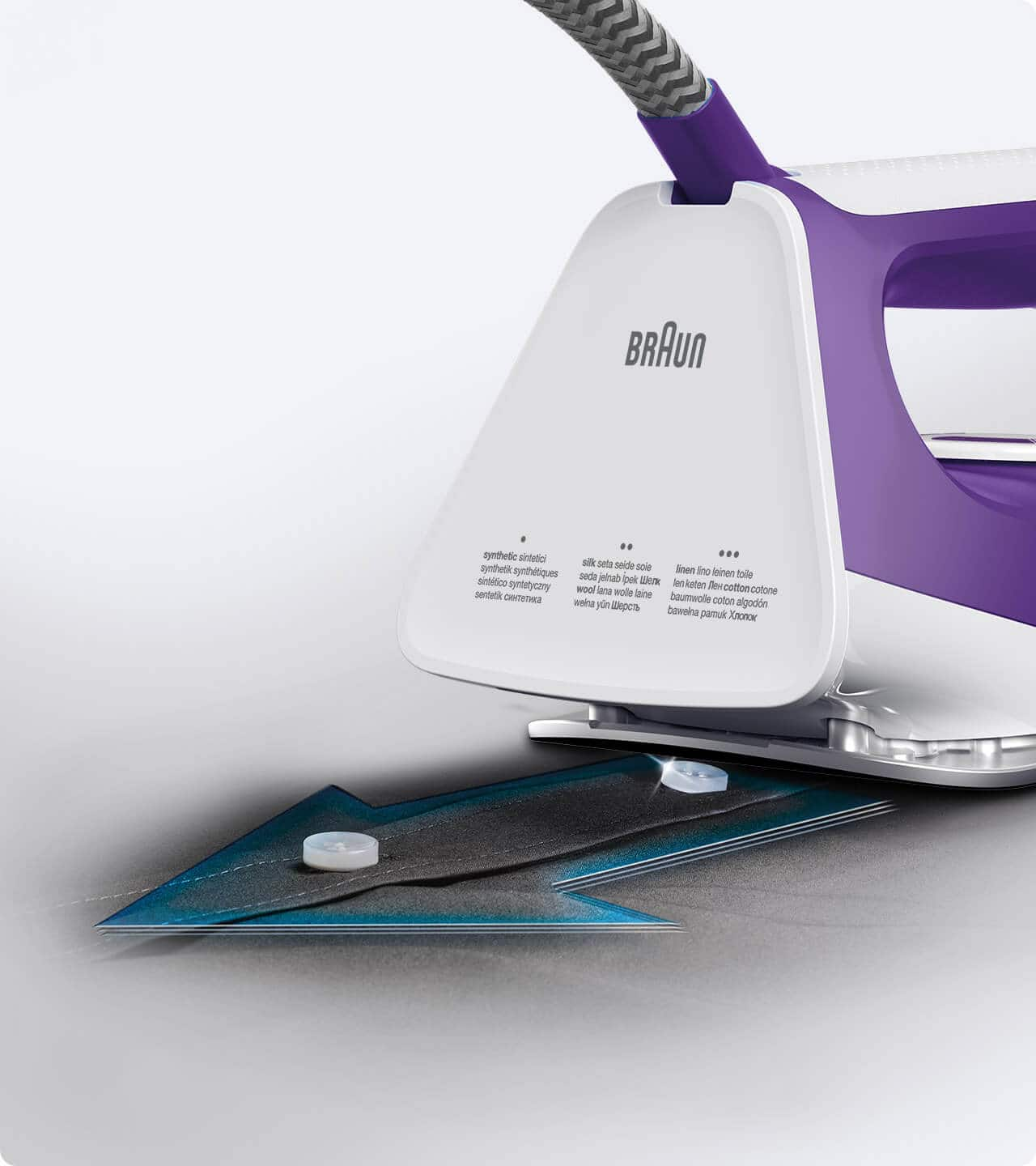 Braun CareStyle 1 steam generator iron Free Glide 3D