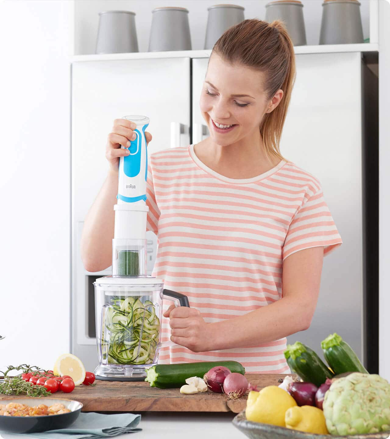 Braun MultiQuick 5 Vario Fit Hand blender with Spiralizer accessory