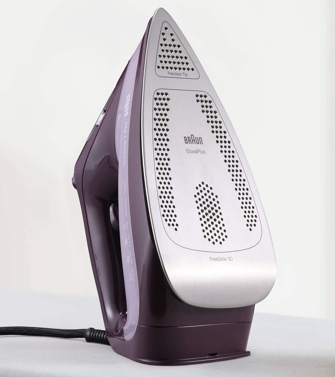 Braun TexStyle 7 Pro steam iron with EloxalPlus soleplate