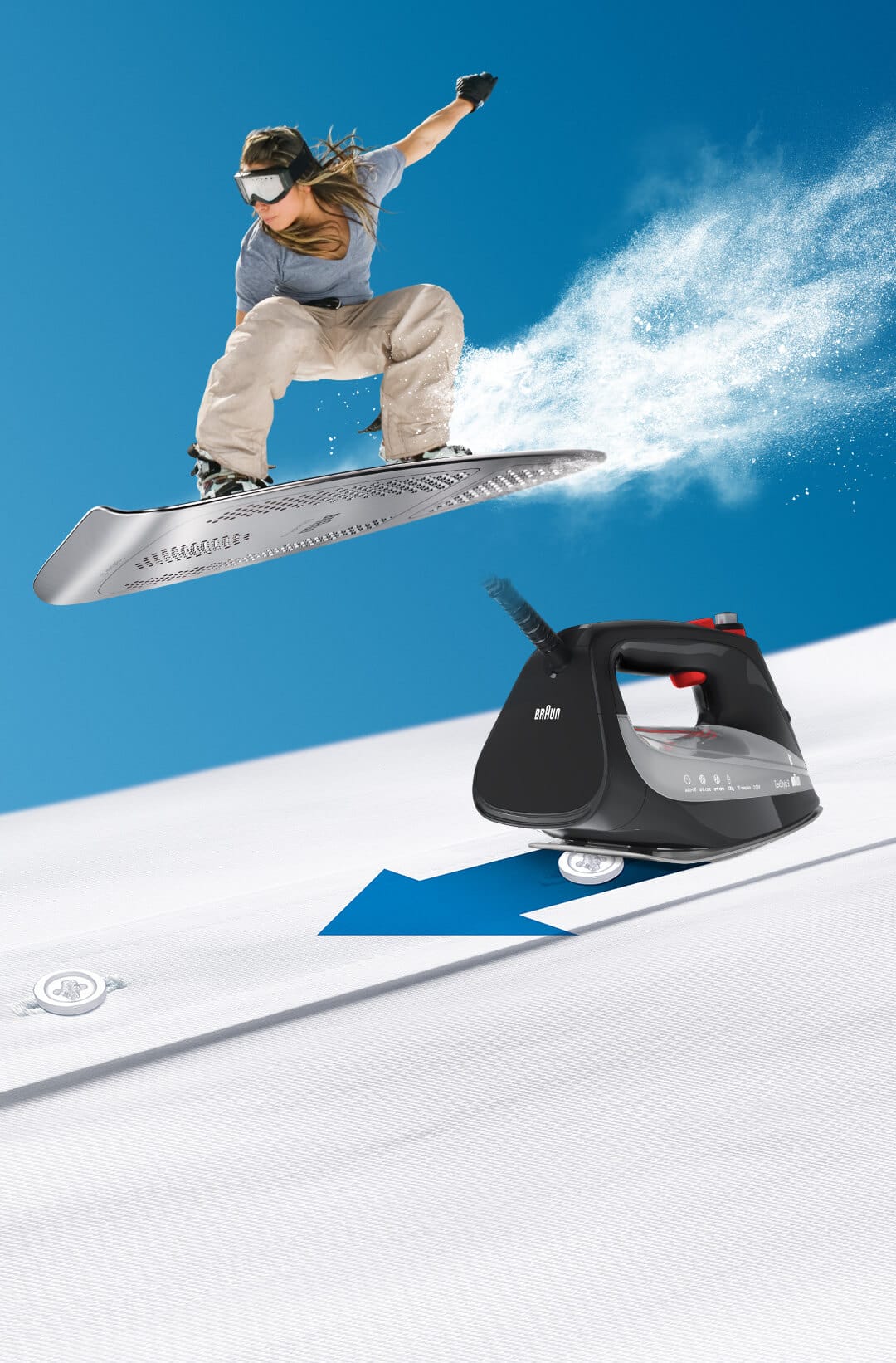 Braun TexStyle 9 – Braun’s fastest steam iron.