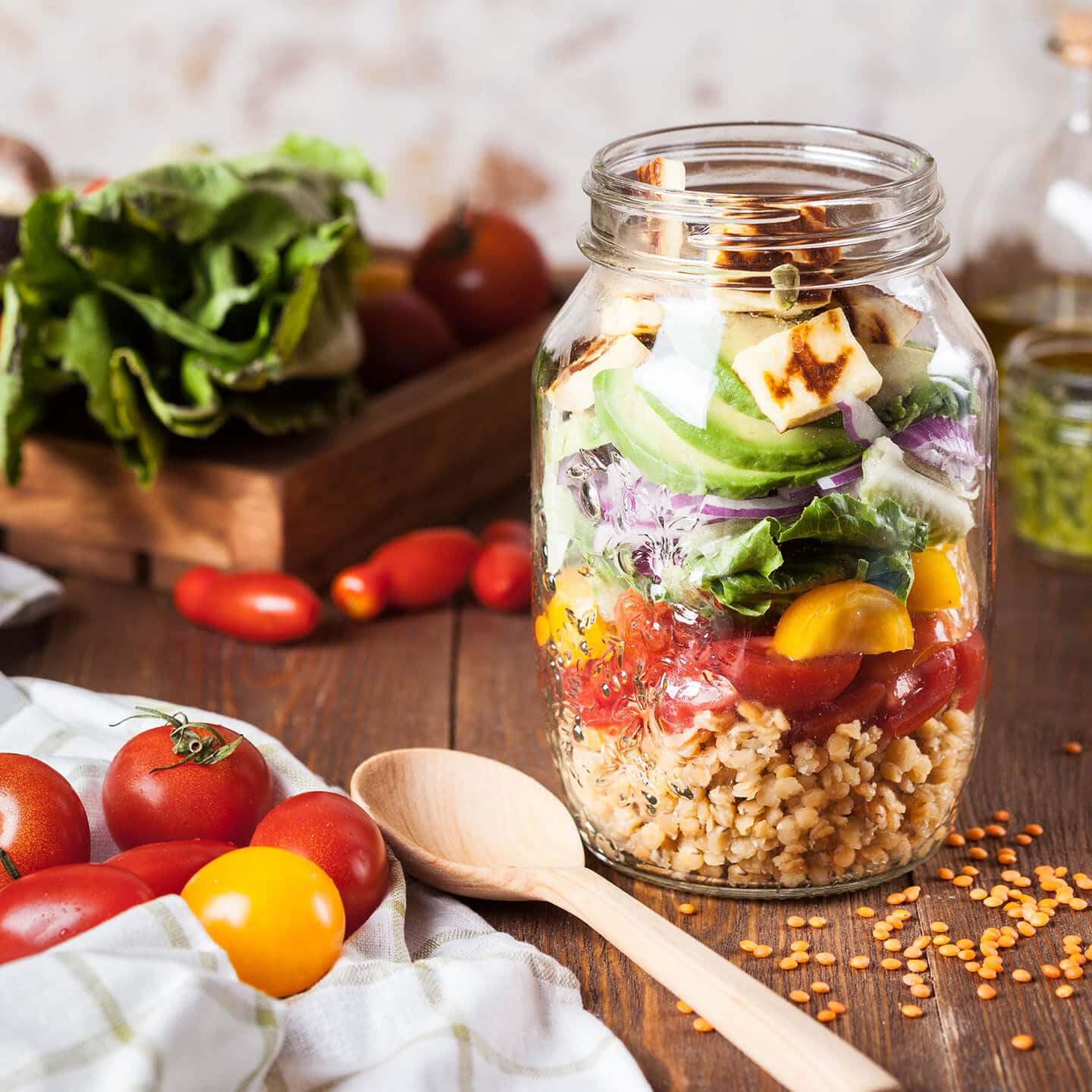 Ingredients for varied meals