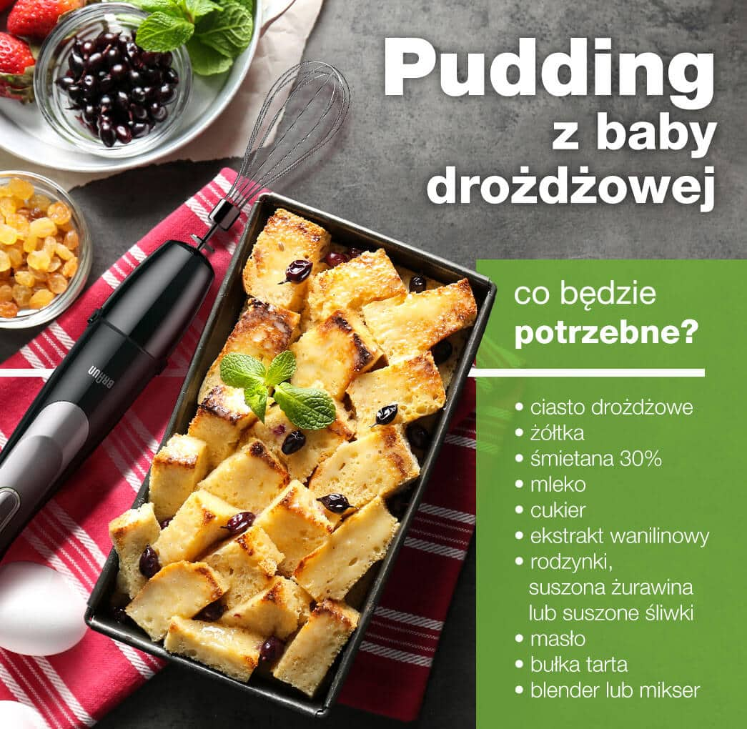 pudding z baby drożdżowej