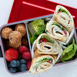 Wraps met kip en kruidenkaas